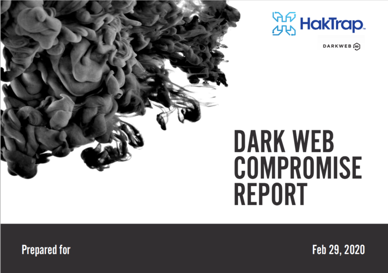 Dark Web Monitoring Service & Notification Package
